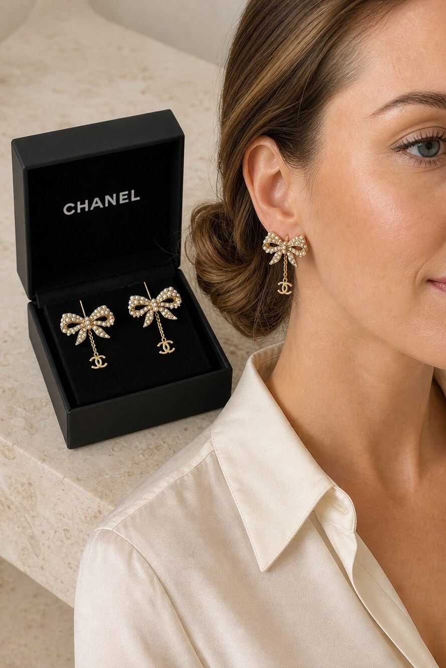 CHANEL Classic Parisian Earrings Style 19 | New with Box - Picture 9 of 9